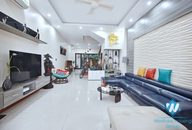 Morden and bright 4 bedrooms house for rent in Au Co st, Tay Ho, Ha Noi